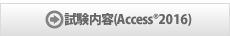 試験内容(AccessR 2016)